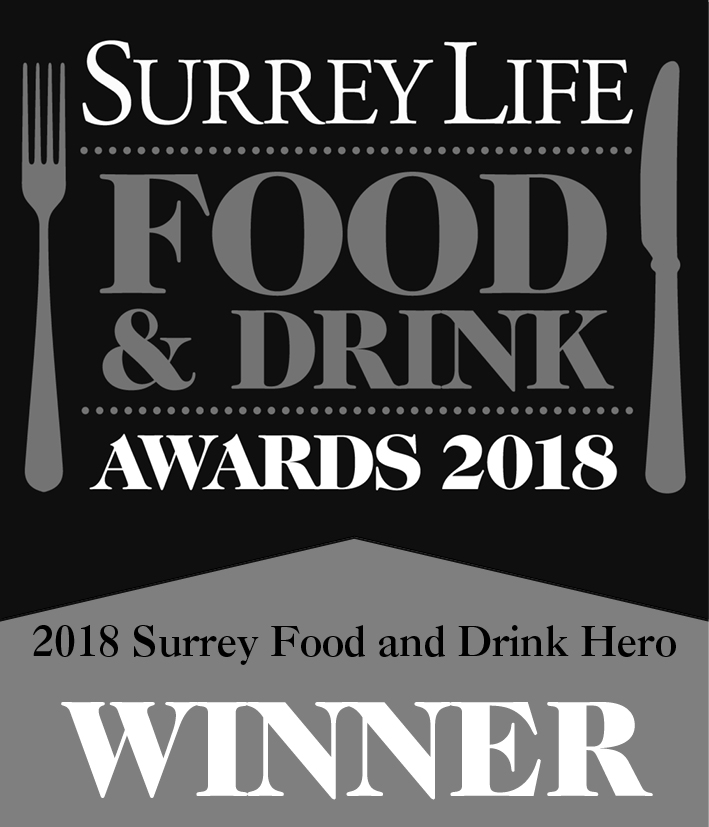 Surrey Life Food & Drink Awards 2018 - Winner, Surrey Food & Drink Hero